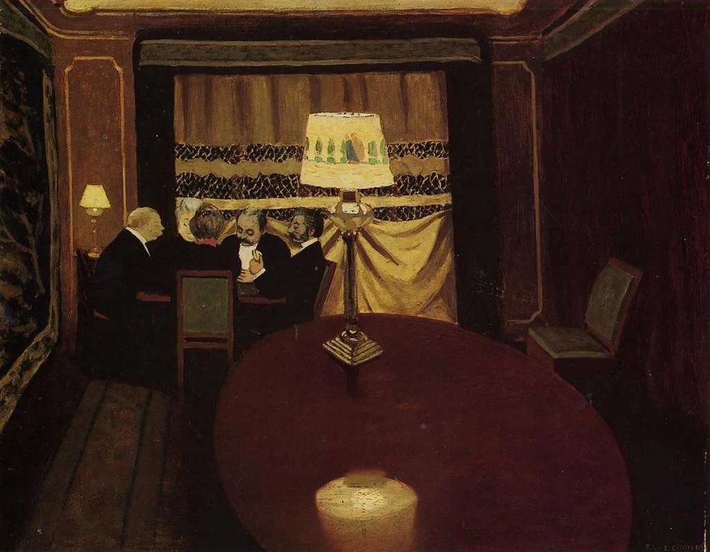 Félix Vallotton - 298, La partita a poker